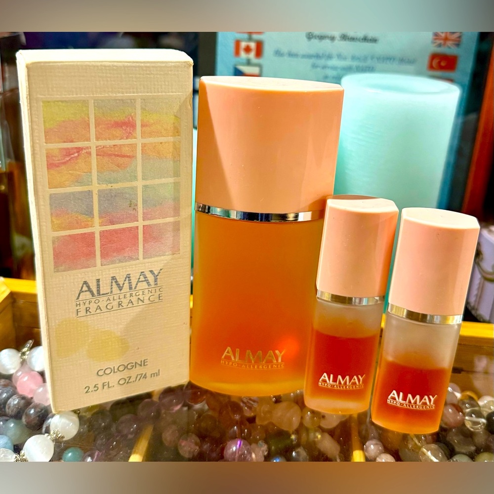 ALMAY HYPO ALLERGENIC FRAGRANCE 2.5 FL OZ AND 2 BOTTLES 15ML
